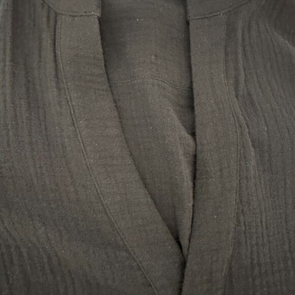 Bird and Knoll Cotton Black Frieda Belted Shirtdress (L) - Picture 12 of 16